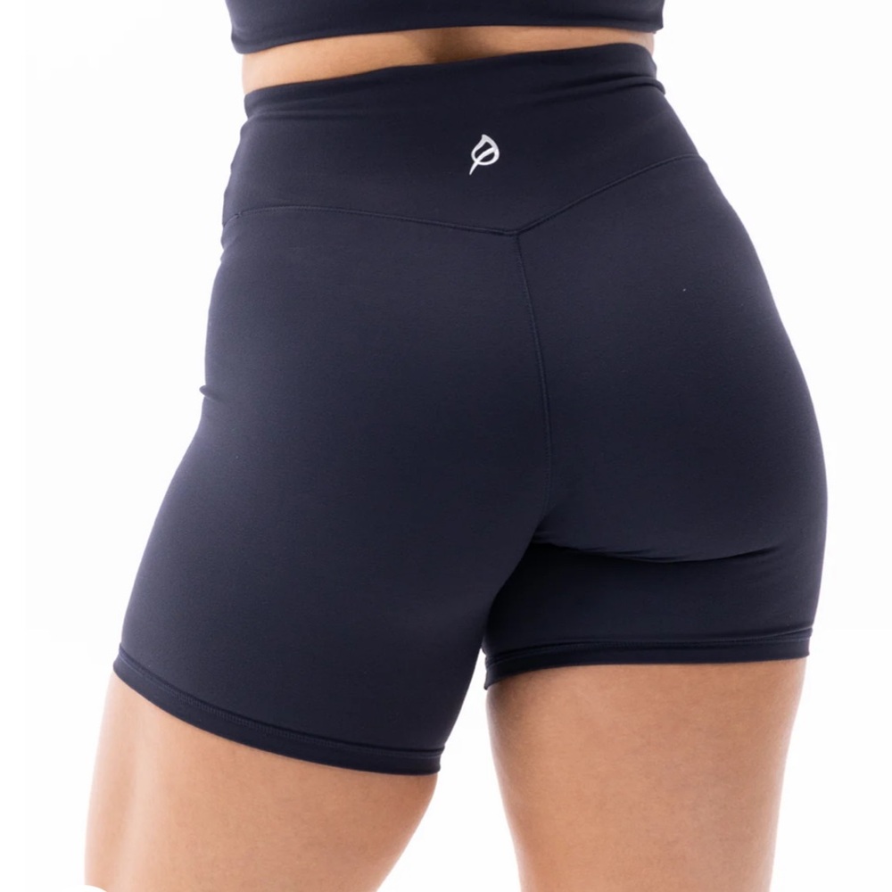 Ptula Navy Cassey Biker Short 6 in Inseam